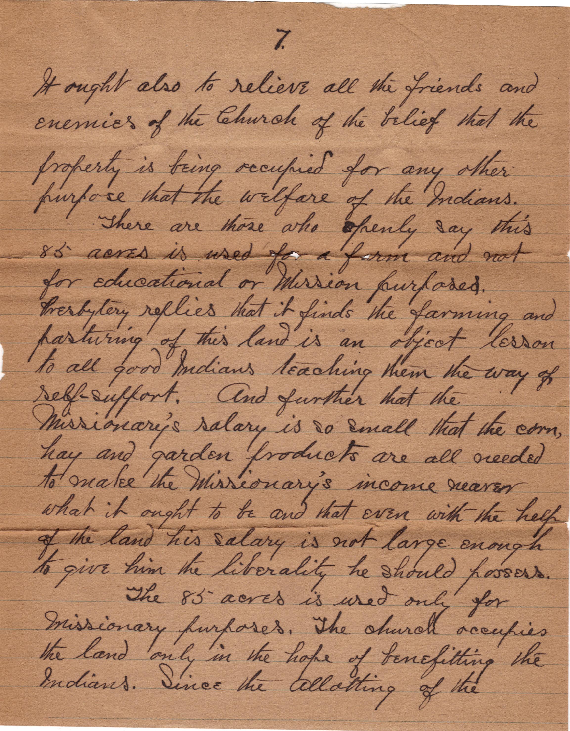 April 22, 1902: Winnebago Mission land papers (7)